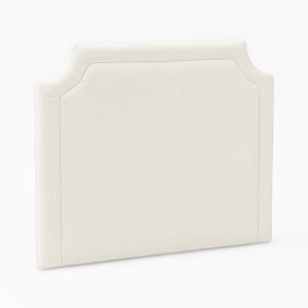 Open Box: Auburn Tufted No Nails Dorm Headboard, Twin - Everyday Velvet Ivory