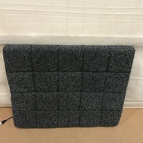 Open Box: Baldwin Smart No Nails Dorm Headboard, Twin - Perf Melange Boucle Charcoal