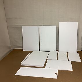 Open Box: Dorm Mini Fridge Cubby (38") - Simply White