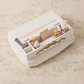 LoveShackFancy Mani Pedi Fur Lapdesk