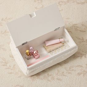 LoveShackFancy Mani Pedi Fur Lapdesk