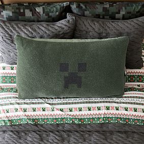 Minecraft Holiday Fair Isle Organic Sheet Set