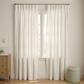 Evelyn Pinch Pleat Light-Filtering Curtain