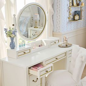 LoveShackFancy Parisian Vanity Topper (49.5"w x 9.5"d)