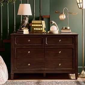 Auburn 6-Drawer Wide Dresser (51w x 21d")