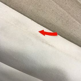 Open Box: Chelsea Piped No Nails Dorm Headboard, Twin - Everyday Velvet Ivory