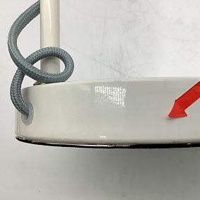 Open Box: Taylor Wireless Charging Task Lamp with USB (21") - White/Gold