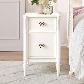 LoveShackFancy Bow Nightstand (16.5d")