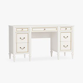 LoveShackFancy Parisian Storage Desk (56"w x 20.5"d)