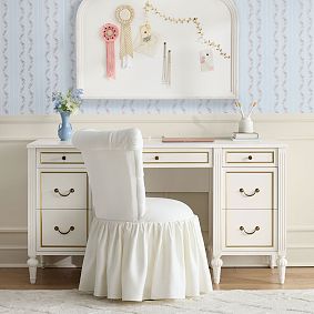 LoveShackFancy Parisian Storage Desk (56"w x 20.5"d)