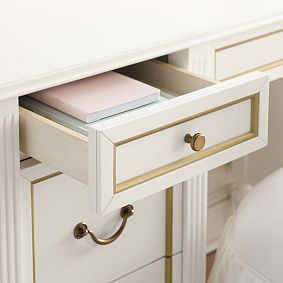 LoveShackFancy Parisian Storage Desk (56"w x 20.5"d)