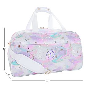 Jet-Set Metallic Watercolor Tie Dye Duffle Bag