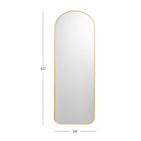 Metal Framed Full Length Mirror (18"x60")
