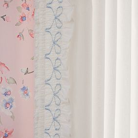 LoveShackFancy Bow Light Filtering Curtain Valance Set