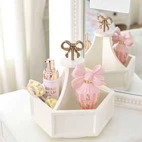 LoveShackFancy Desktop Spinning Organizer