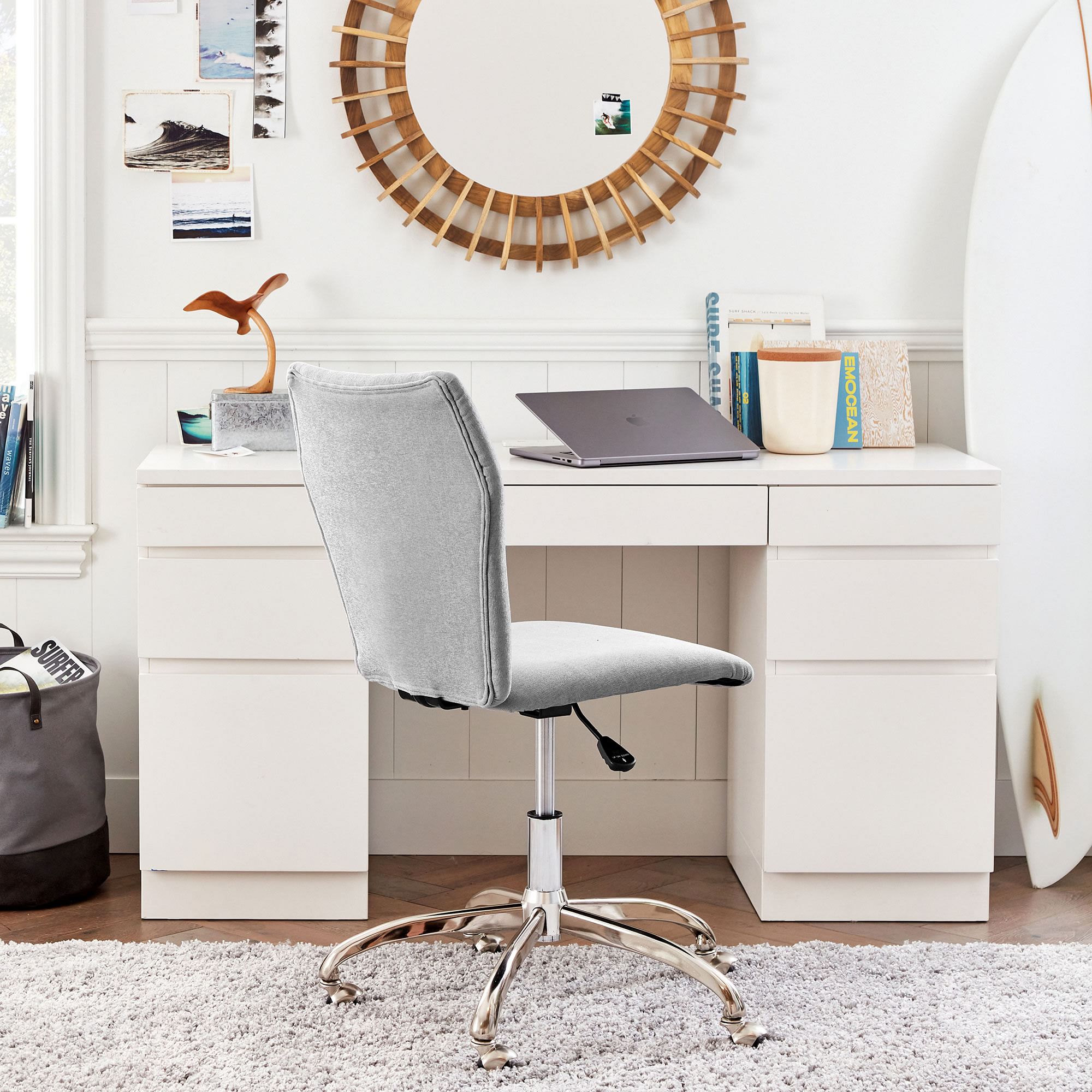 Bowen Smart Storage Desk (56"w x 19"d) by Pottery Barn Teen