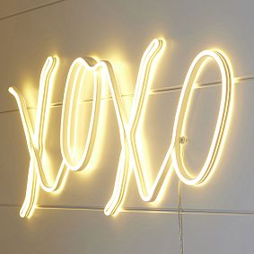 XOXO Neon Wall Light