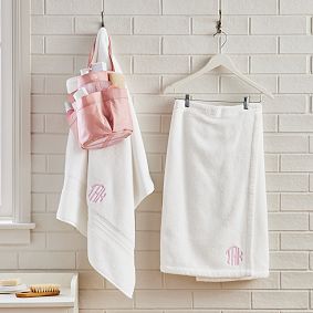 Classic Shower Caddy &amp; Bath Wrap Set