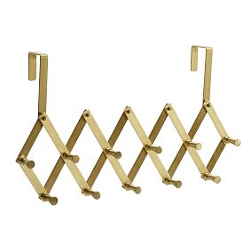 Expandable Metal Over-the-Door Hook Rack