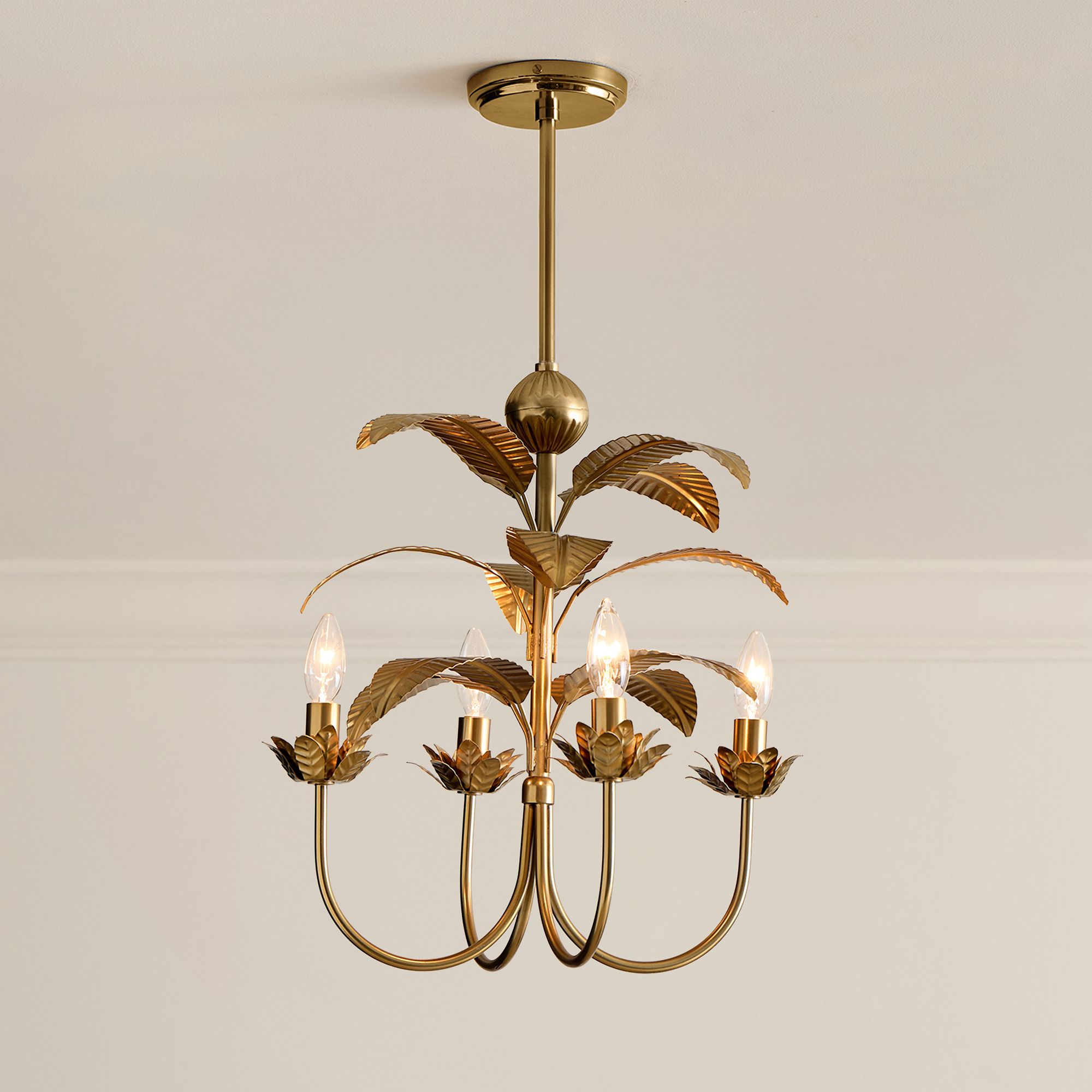 Palm Chandelier (19"-91.5") by Pottery Barn Teen