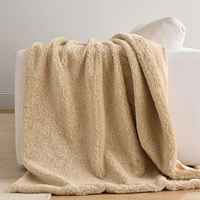 Faux Shearling Throw