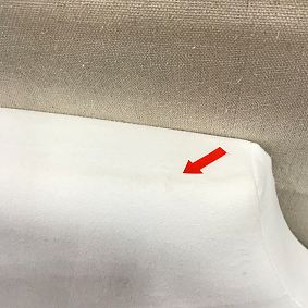 Open Box: Smart Auburn No Nails Dorm Headboard, Twin - Everyday Velvet White