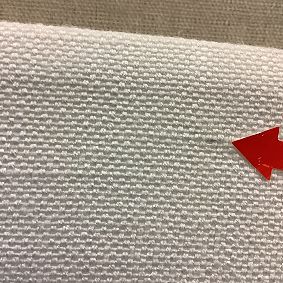 Open Box: Smart Auburn Tufted No Nails Dorm Headboard, Twin - Everyday Velvet White