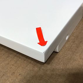 Open Box: Dorm Polished Mini Fridge Cabinet (30") - Simply White