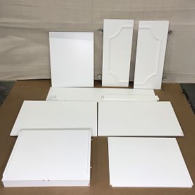 Open Box: Dorm Polished Mini Fridge Cabinet (30") - Simply White