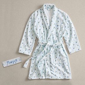 Hill House Home Clematis Scallop Robe &amp; Headband Set