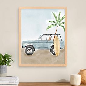 Minted® Beach Cruiser Wall Art by Vilija Webb