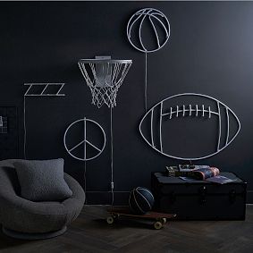 Color Changing LED Sports Hoop 24.5"