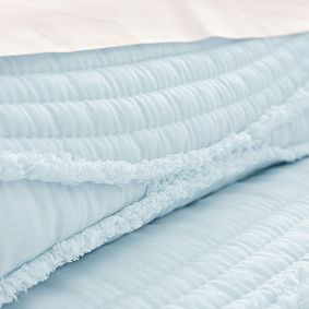 Textured Waves Microfiber Quilt
