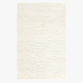 Ultra Plush Shag Wool Rug - Ivory