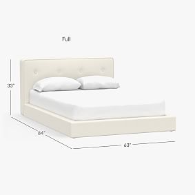 Cushy Upholstered Platform Bed