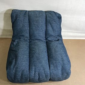 Open Box: Channeled Lounger - Boucle Twill Indigo