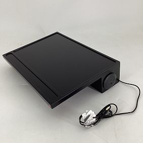 Open Box: Charging Bedside Tray with USB A/C (6"W x 11.75"L) - Black