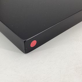 Open Box: Charging Bedside Tray with USB A/C (6"W x 11.75"L) - Black