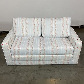 Open Box: LoveShackFancy Grove Sleeper Sofa (54.5") - Sun Terrace Stripe Blue