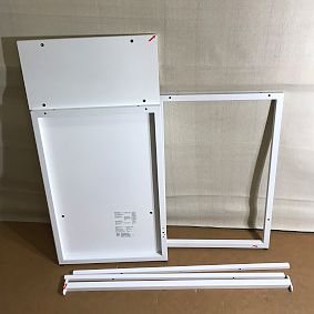 Open Box: Small Space Writing Desk (39.5"W x 20"D) - White