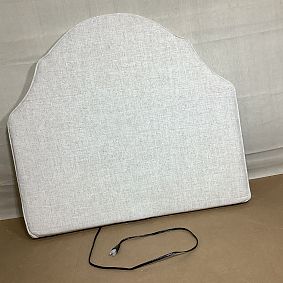 Open Box: Smart Chloe No Nails Dorm Headboard, Twin - Eco Performance Textured Oat/Natural