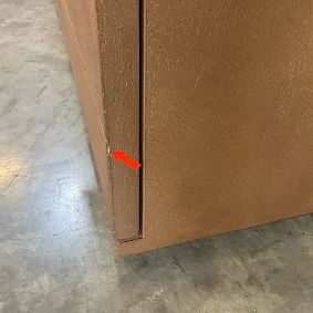 Open Box: Stinson 6 Drawer Dresser (56"W x 19"D) - Heirloom Wheat, Antique Bronze