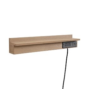Open Box: No Nails Plug-in Charging Ledge w/ USB AC 2 Plug - Seadrift
