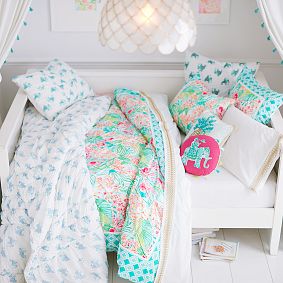 Lilly Pulitzer Elephant Bazaar Quilt