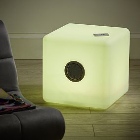Light-Up LED Bluetooth<sup>&reg;</sup> Large Speaker Cube