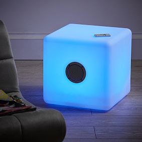 Light-Up LED Bluetooth<sup>&reg;</sup> Large Speaker Cube