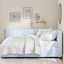 Avalon Upholstered Corner Storage Bed