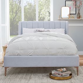 Avalon Channel Stitch Upholstered Bed