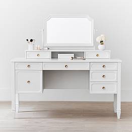 Auburn Storage Vanity Desk (57"w x 23"d)