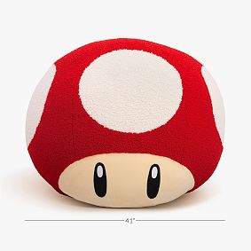 Large Super Mario<sup>&trade;</sup> Super Mushroom Bean Bag Chair Slipcover Only